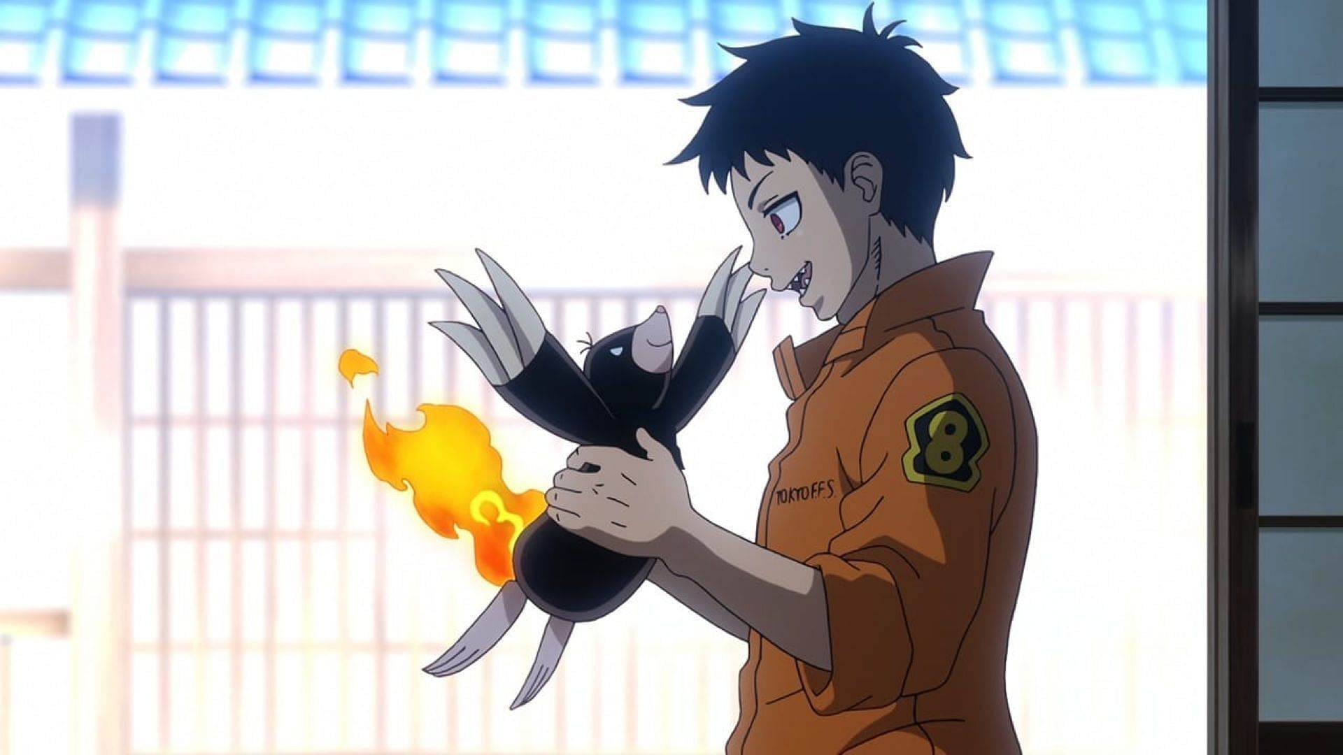 Shinra and Schop in the episode (Image via David Production)